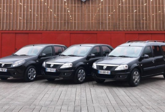 Dacia va lansa in Romania editia limitata Black Line