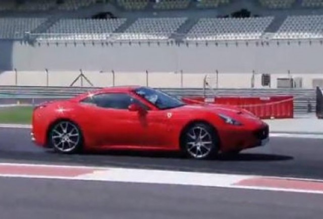 VIDEO: Drift-uri cu Ferrari California