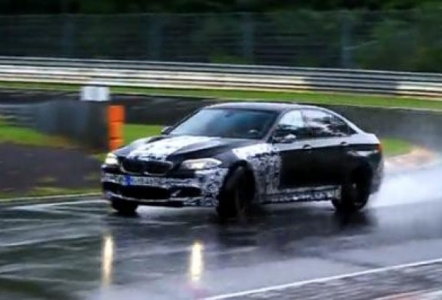 VIDEO: Drifturi cu viitorul BMW M5 F10