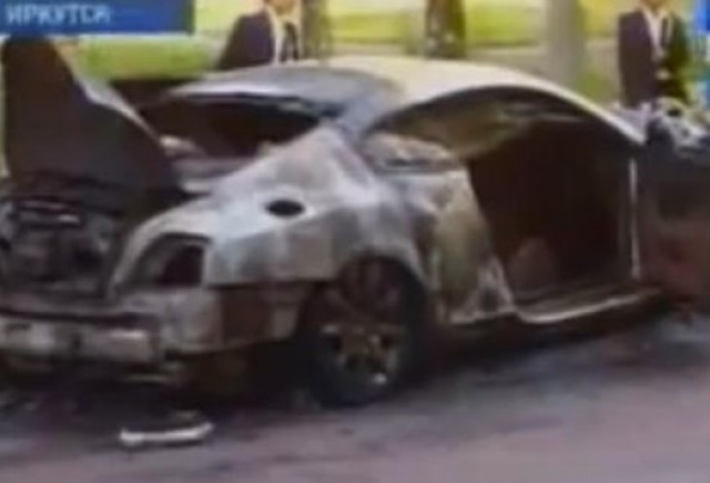 VIDEO: Bentley Continental GT, facut scrum in Rusia