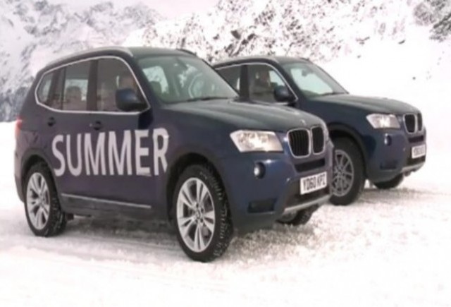 VIDEO: BMW prezinta importanta anvelopelor de iarna