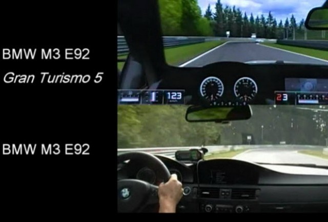 VIDEO: GT5 Nurburgring Edition, live vs. simulator
