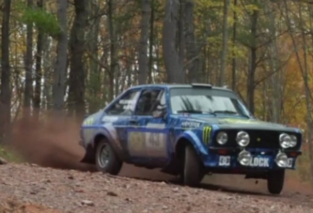 VIDEO: Ken Block face ravagii cu un Ford Escort din 1978