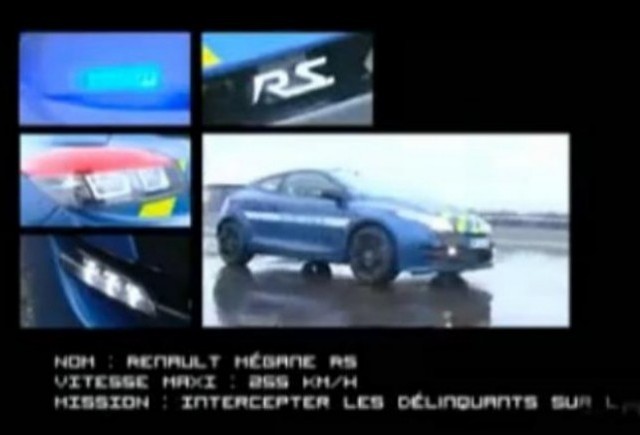 VIDEO: Politia franceza prezinta noul Renault Megane RS de interventie