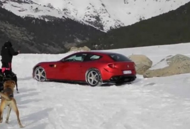 VIDEO: Ferrari FF testeaza noua tractiune integrala