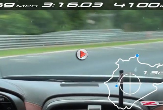 VIDEO: Corvette Z06 2012 bate modelul vechi cu 20 secunde