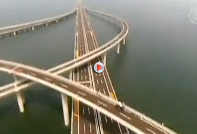 VIDEO: China a deschis cel mai lung Pod din lume, măsurând 26 mile