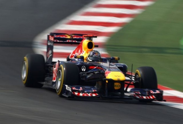 Vettel incheie antrenamentele din India pe primul loc