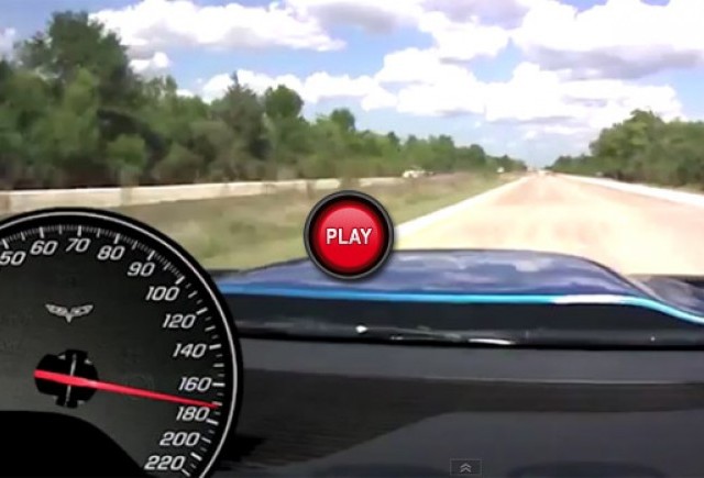 VIDEO: Acceleratia unui Corvette C6 de 1500 CP