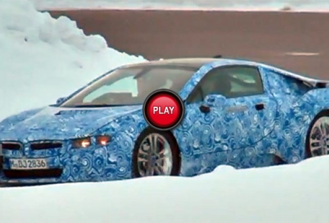 VIDEO: Viitorul model BMW i8 Hybrid Sports Coupe spionat