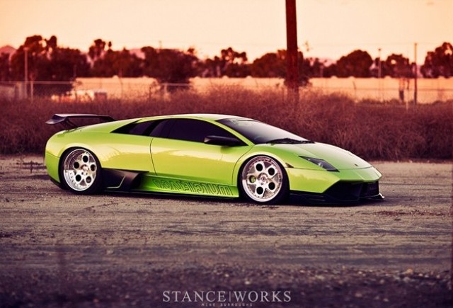 LB Performance Lamborghini Murcielago cu roti de la HRE Wheels