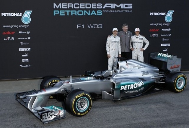 Mercedes isi prezinta masina de Formula 1