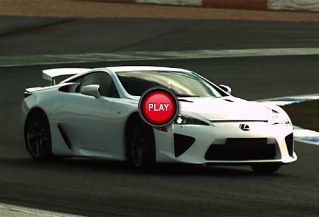 VIDEO: Alex Wurz scoate Lexus LFA V10 la o plimbare pe Estoril