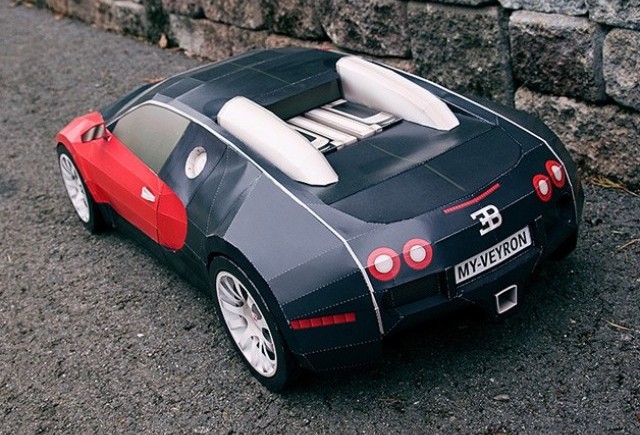 Cum sa faceti un Bugatti Veyron din hartie