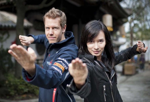 Un spot publicitar in stil kung-fu cu Sebastian Vettel