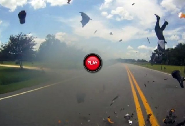 VIDEO: Un accident moto grav