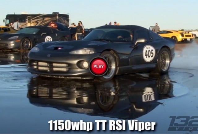 Dodge Viper de 1150 CP vs Lamborghini Gallardo de 1300 CP