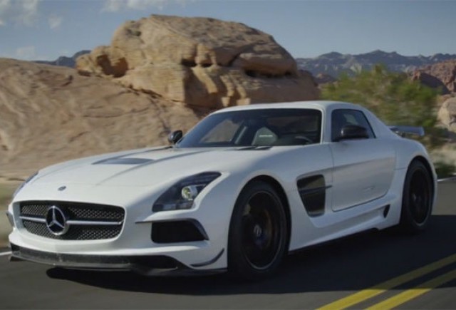 Primul material video cu Mercedes SLS AMG Black Series