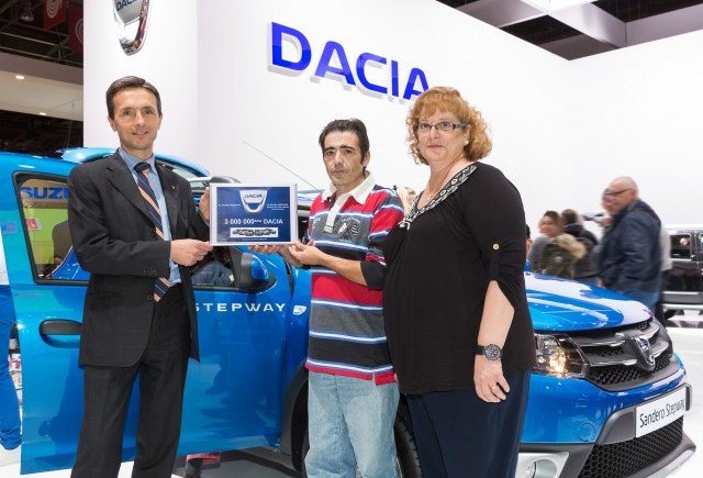 Dacia a vândut maşina cu numărul 3.000.000