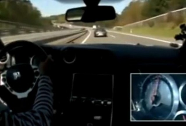 VIDEO: Un Nissan GT-R urmareste un Porsche 911 Turbo
