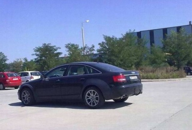 Audi A6 C7 surprins in teste in Romania!