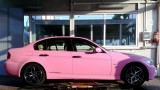 Un BMW Seria 3, roz, din Romania!28274