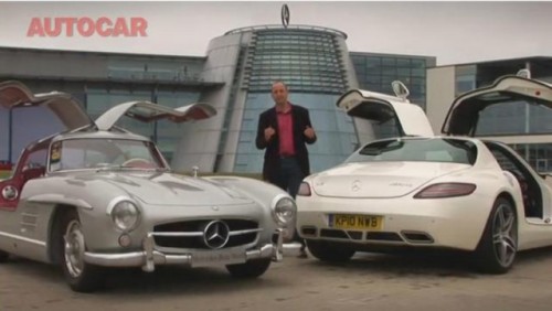 VIDEO: Mercedes SLS AMG vs 300SL Gullwing27907