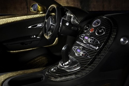 Bugatti Veyron, tunat in aur si fibra de carbon27789