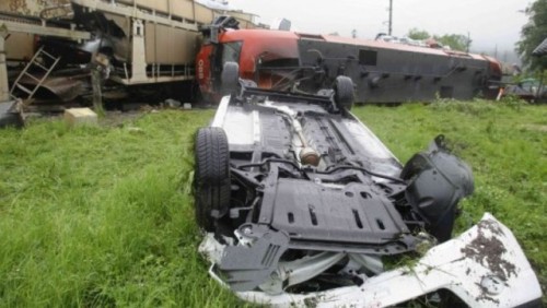 Un tren incarcat cu peste 200 de automobile Dacia a deraiat in Austria26040