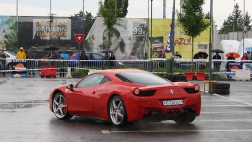 Galerie Foto: Fisichella a facut o demonstratie cu Ferrari 458 Italia in Romania25351