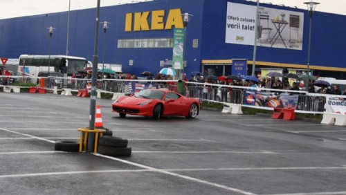 Galerie Foto: Fisichella a facut o demonstratie cu Ferrari 458 Italia in Romania25353