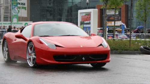 Galerie Foto: Fisichella a facut o demonstratie cu Ferrari 458 Italia in Romania25358