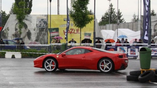 Galerie Foto: Fisichella a facut o demonstratie cu Ferrari 458 Italia in Romania25360