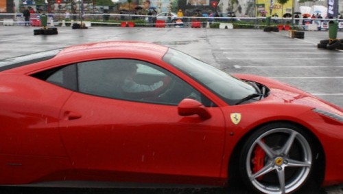 Galerie Foto: Fisichella a facut o demonstratie cu Ferrari 458 Italia in Romania25361