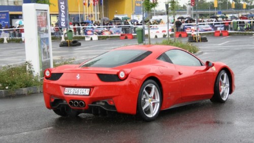 Galerie Foto: Fisichella a facut o demonstratie cu Ferrari 458 Italia in Romania25366