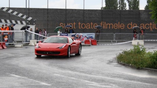 Galerie Foto: Fisichella a facut o demonstratie cu Ferrari 458 Italia in Romania25375