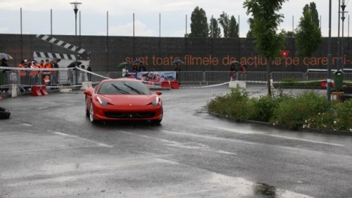 Galerie Foto: Fisichella a facut o demonstratie cu Ferrari 458 Italia in Romania25376