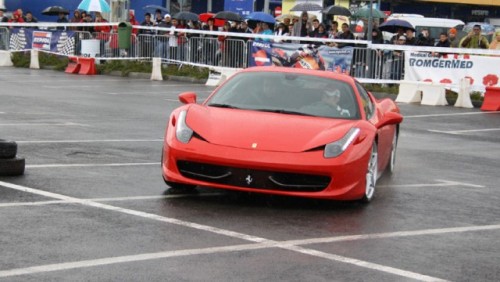 Galerie Foto: Fisichella a facut o demonstratie cu Ferrari 458 Italia in Romania25378