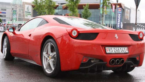 Galerie Foto: Fisichella a facut o demonstratie cu Ferrari 458 Italia in Romania25385