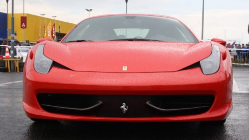 Galerie Foto: Fisichella a facut o demonstratie cu Ferrari 458 Italia in Romania25388