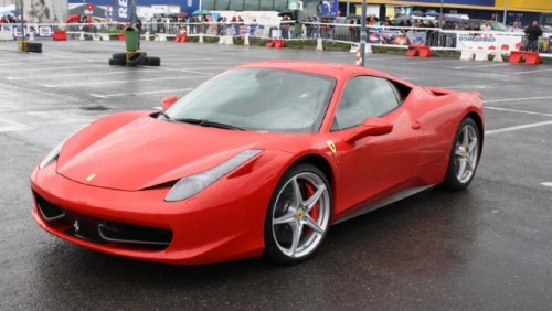 Galerie Foto: Fisichella a facut o demonstratie cu Ferrari 458 Italia in Romania25393