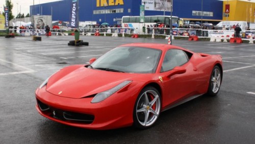 Galerie Foto: Fisichella a facut o demonstratie cu Ferrari 458 Italia in Romania25394