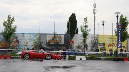 Galerie Foto: Fisichella a facut o demonstratie cu Ferrari 458 Italia in Romania25406