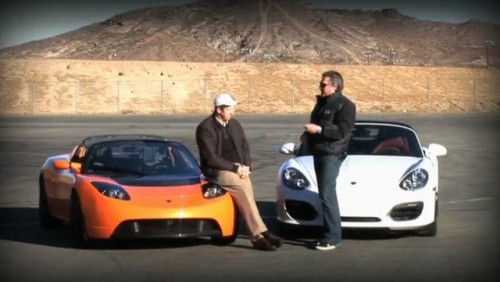 VIDEO: Tesla Roadster Sport vs. Porsche Boxster Spyder20550