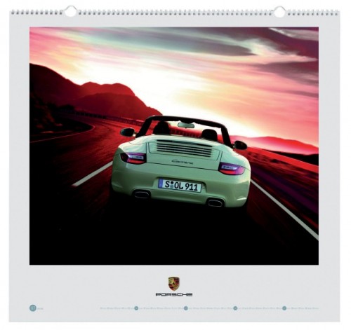 Calendare exclusiviste de la Porsche, 