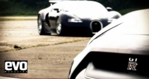 VIDEO: Bugatti Veyron vs Nissan GT-R12866