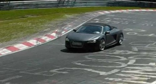 VIDEO: Audi R8 Spyder, spionat la Nurburgring12149