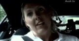 VIDEO: Audi R8 V10 sperie o femeie pasager11709