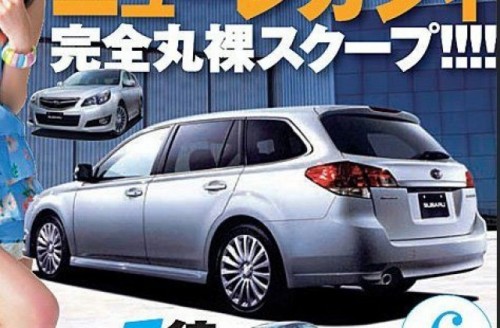 Imagini cu Subaru Legacy Wagon au aparut in o revista japoneza10213