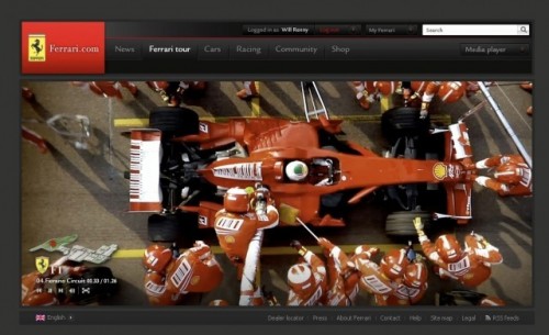 Noul site oficial al Ferrari va fi lansat in timpul cursei de Formula 1 de la Melbourne!8186